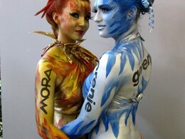 Maľovanie na telo bodypainting