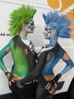 Maľovanie na telo bodypainting